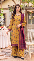 Safina Premium Printed Viscose 3-Piece Unstitched Suit