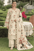 Malhaar Printed Linen 3 Piece Unstitched Suit