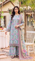 Safina Premium Printed Viscose 3-Piece Unstitched Suit