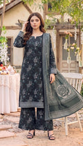 Safina Premium Printed Viscose 3-Piece Unstitched Suit