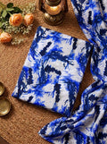 Ethnic by Osma Printed Linen 2-Piece Suit