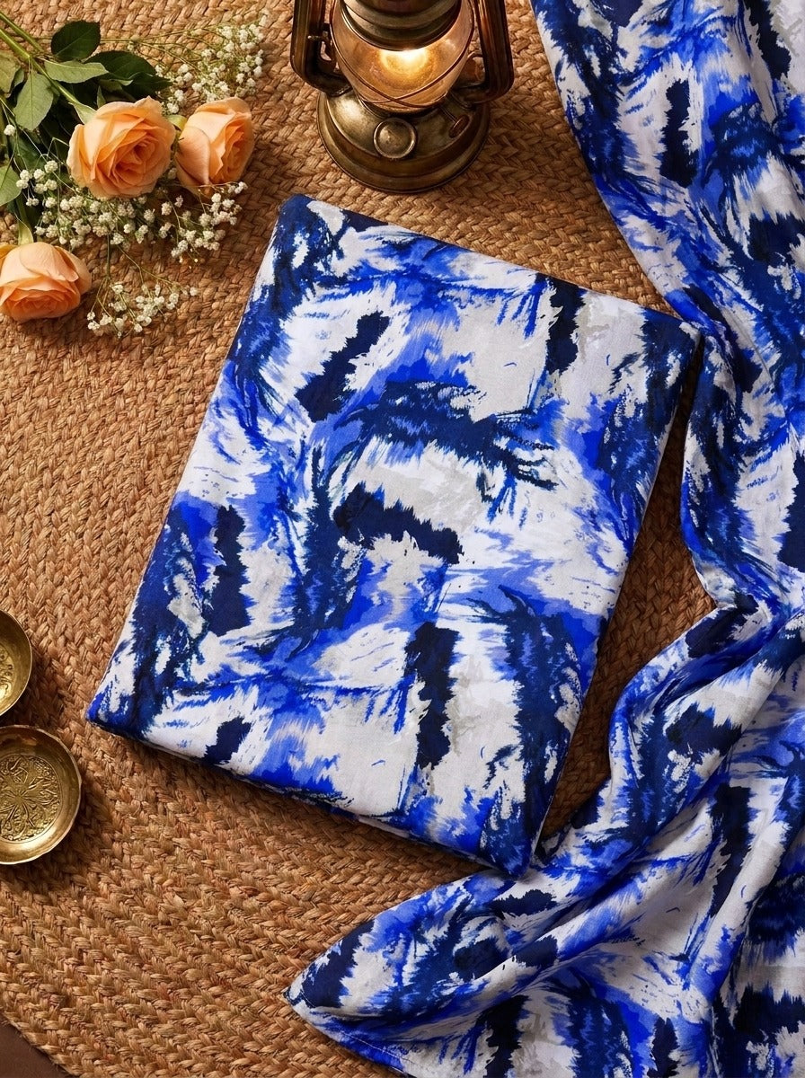 Ethnic by Osma Printed Linen 2-Piece Suit