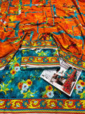 BAREEZE Premium Printed Linen 3-Piece Suit