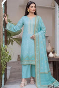 Mashaim Printed Khaddar | Digital Printed 3-Piece Khaddar Suit