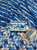 BAREEZE Premium Printed Linen 3-Piece Suit