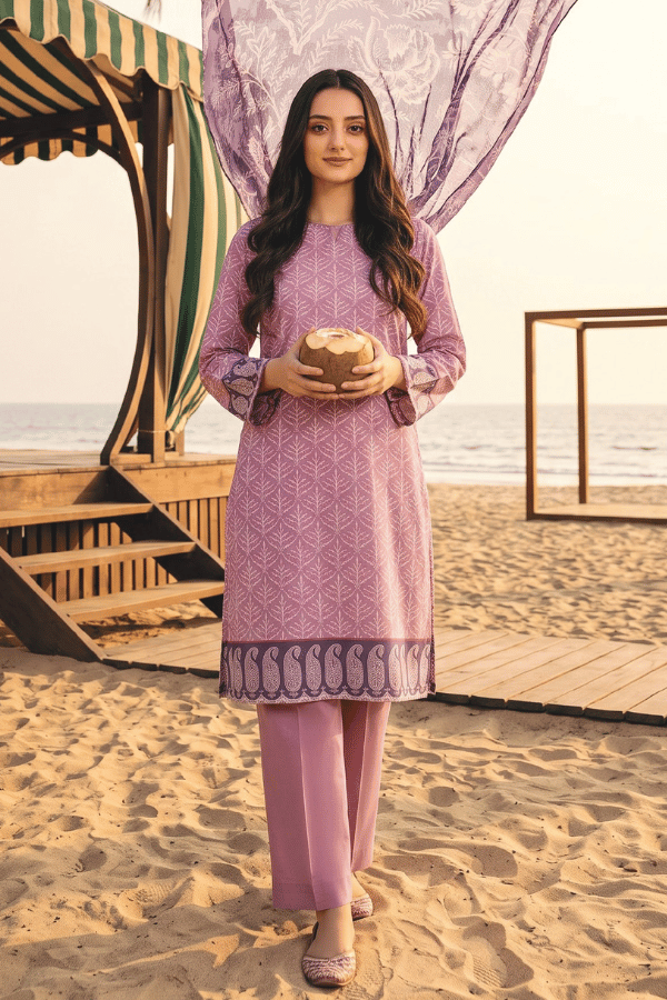 Zesh Digital Printed Cambric Cotton 3 Piece Unstitched Suit
