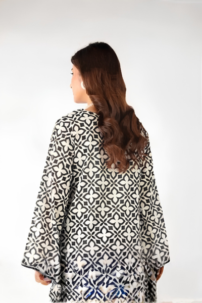 Bareeze Printed Karandi 3-Piece Suit