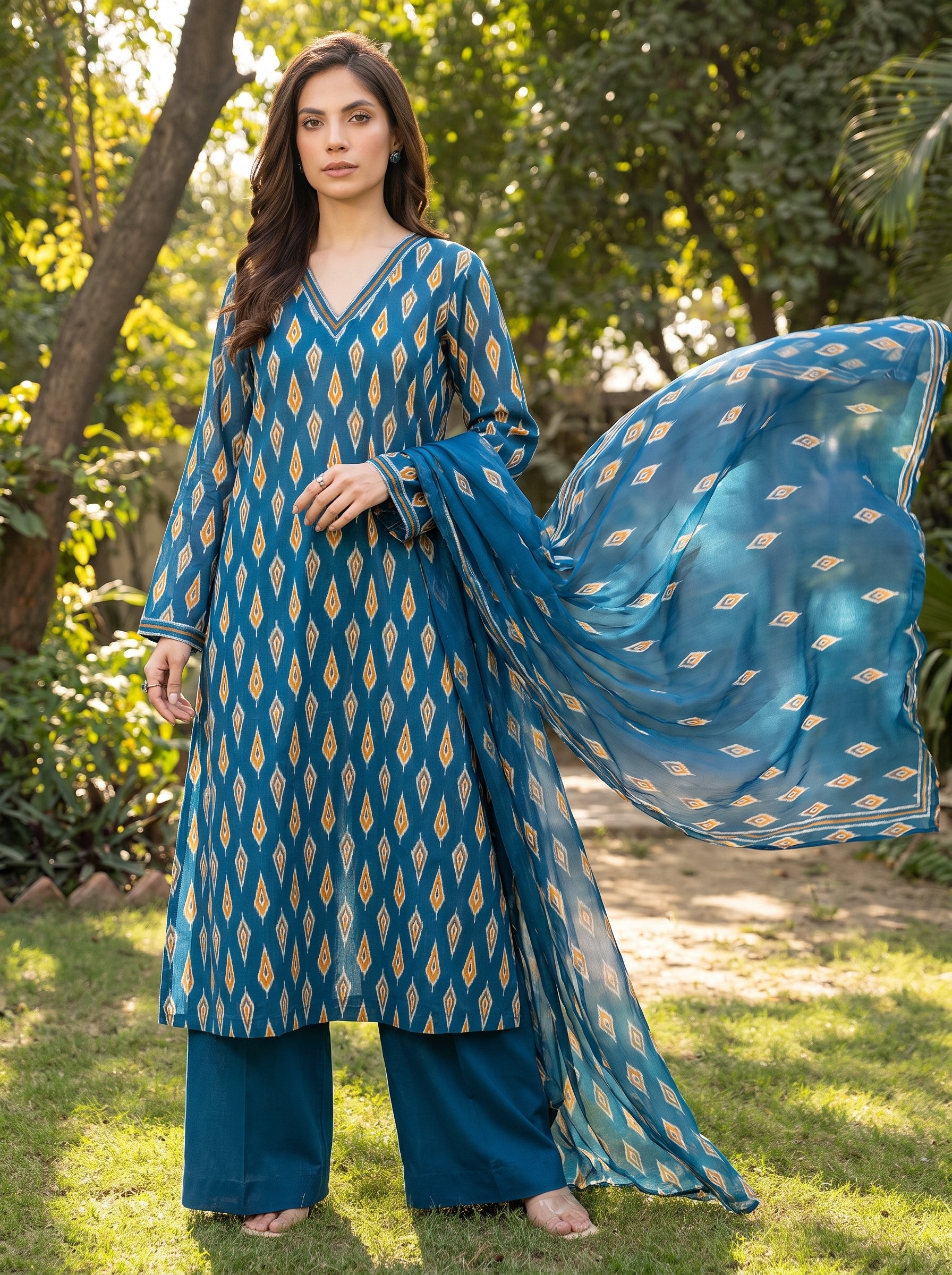 Bareeze Premium Lawn 3 Piece Unstitched Suit