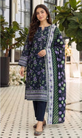 Khaadi Printed Khaddar 3-Piece Suit