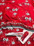 BAREEZE Premium Printed Linen 3-Piece Suit