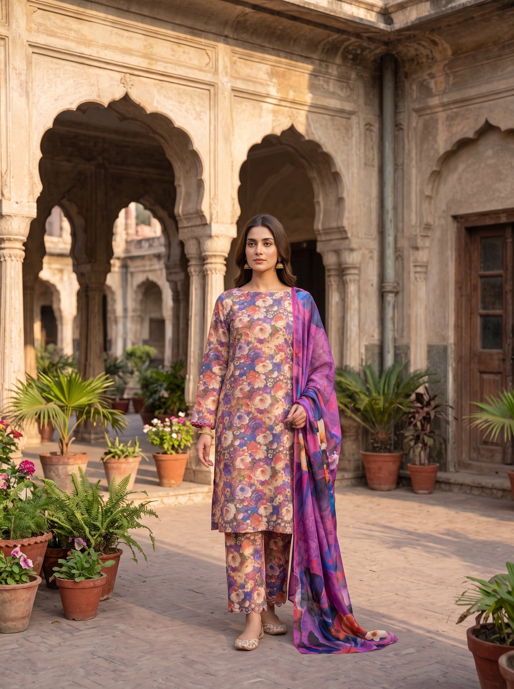 3 Piece Printed Lawn Suit