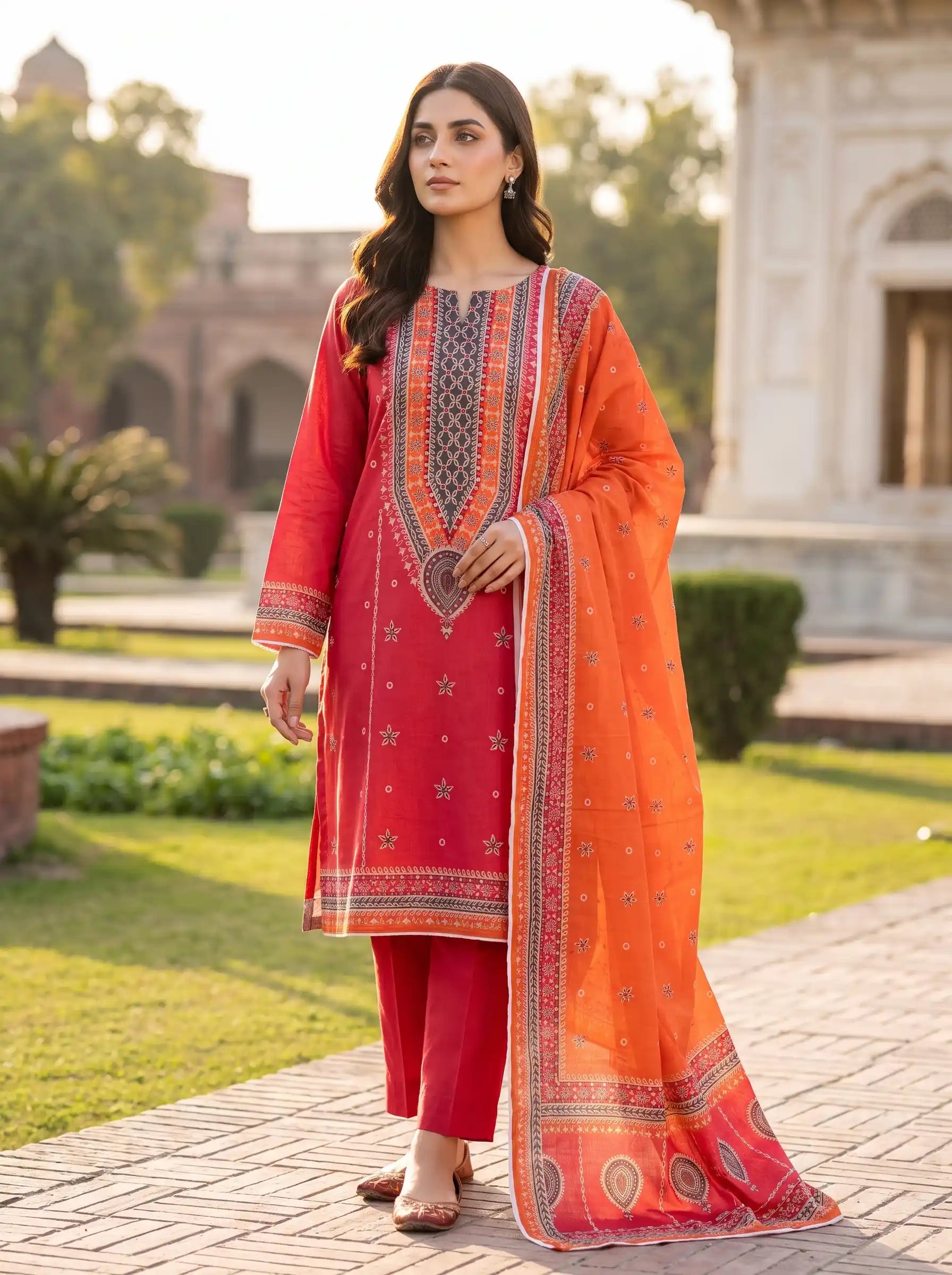 Kayseria - Printed 3-Piece Lawn Suit