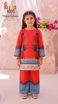 Fatima Kids — Digital Printed Linen 2-Piece