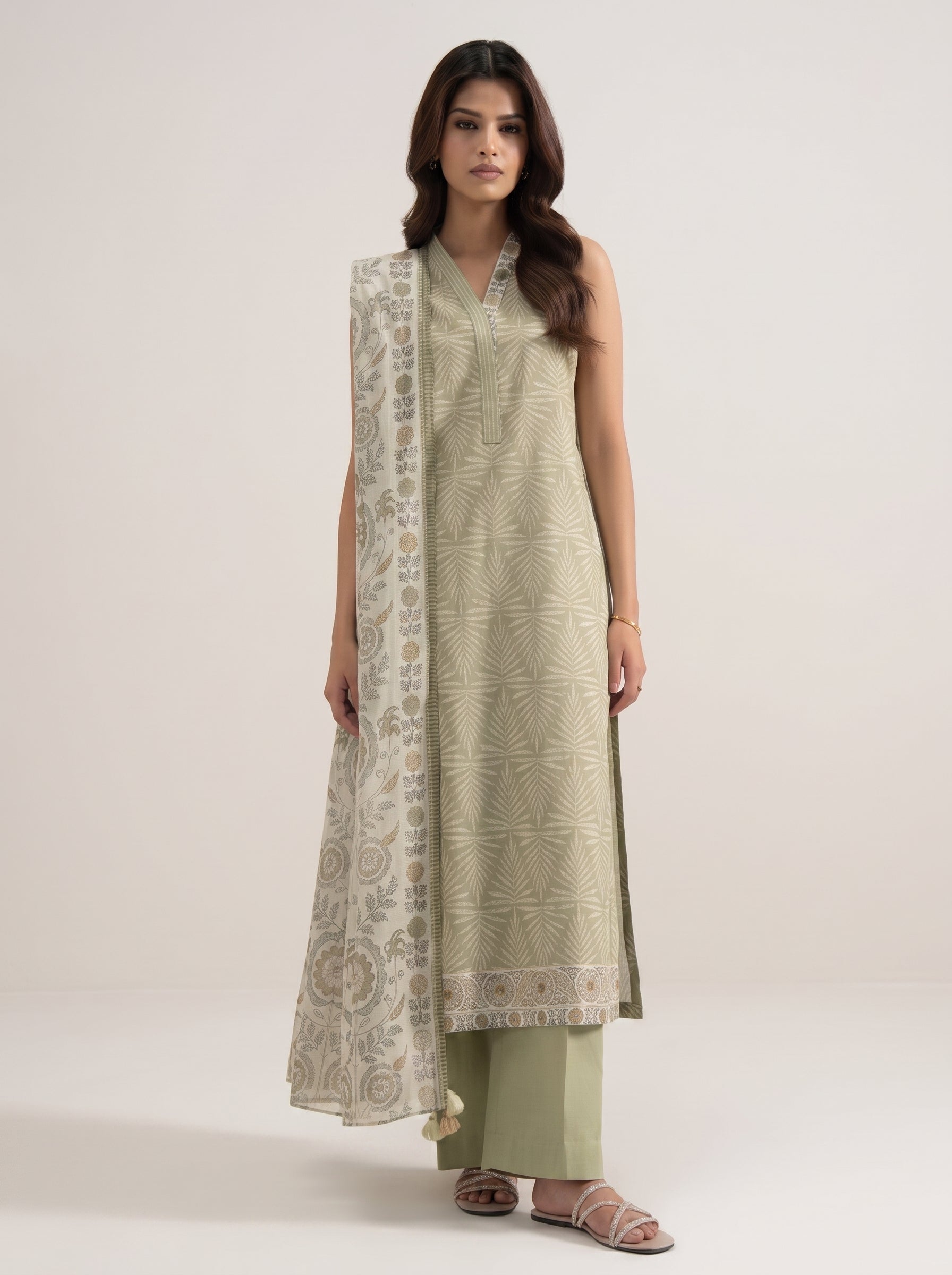 3 Piece - Printed Lawn Suit
