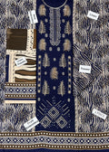 Bonanza Satrangi Embroidered Printed Linen 3-Piece Suit