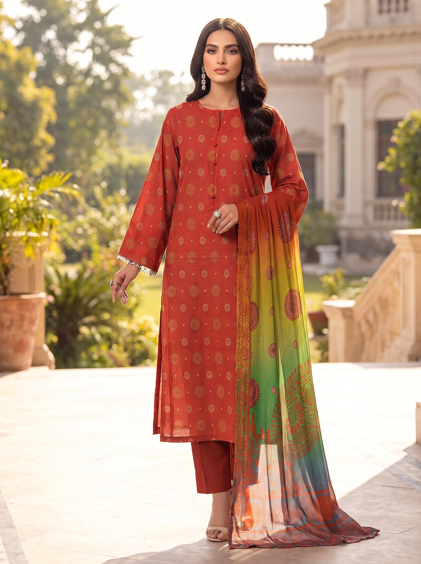 3 Piece Lawn Suit