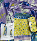 Edenrobe Digital Printed Khaddar 3 Piece