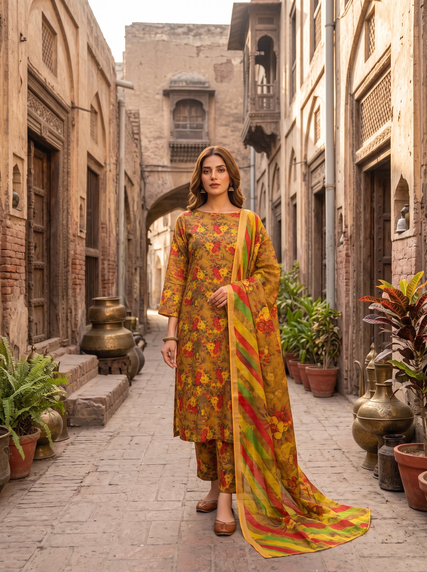 3 Piece Printed Lawn Suit