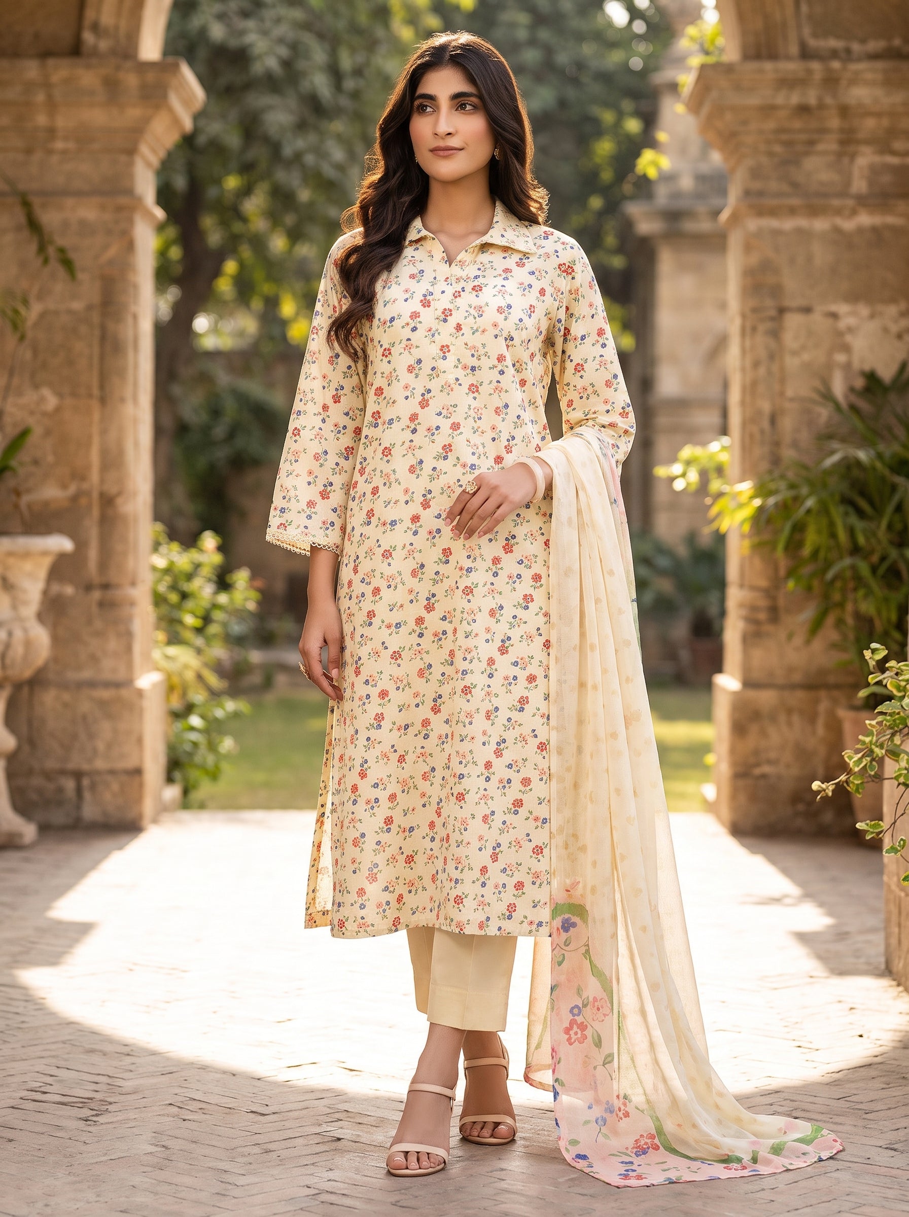 Bareeze Premium Lawn 3 Piece Unstitched Suit