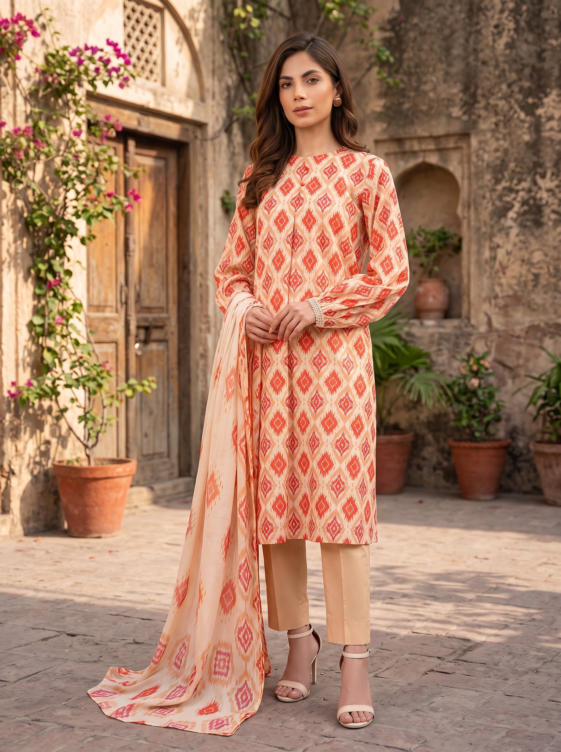 Bareeze Premium Lawn 3 Piece Unstitched Suit