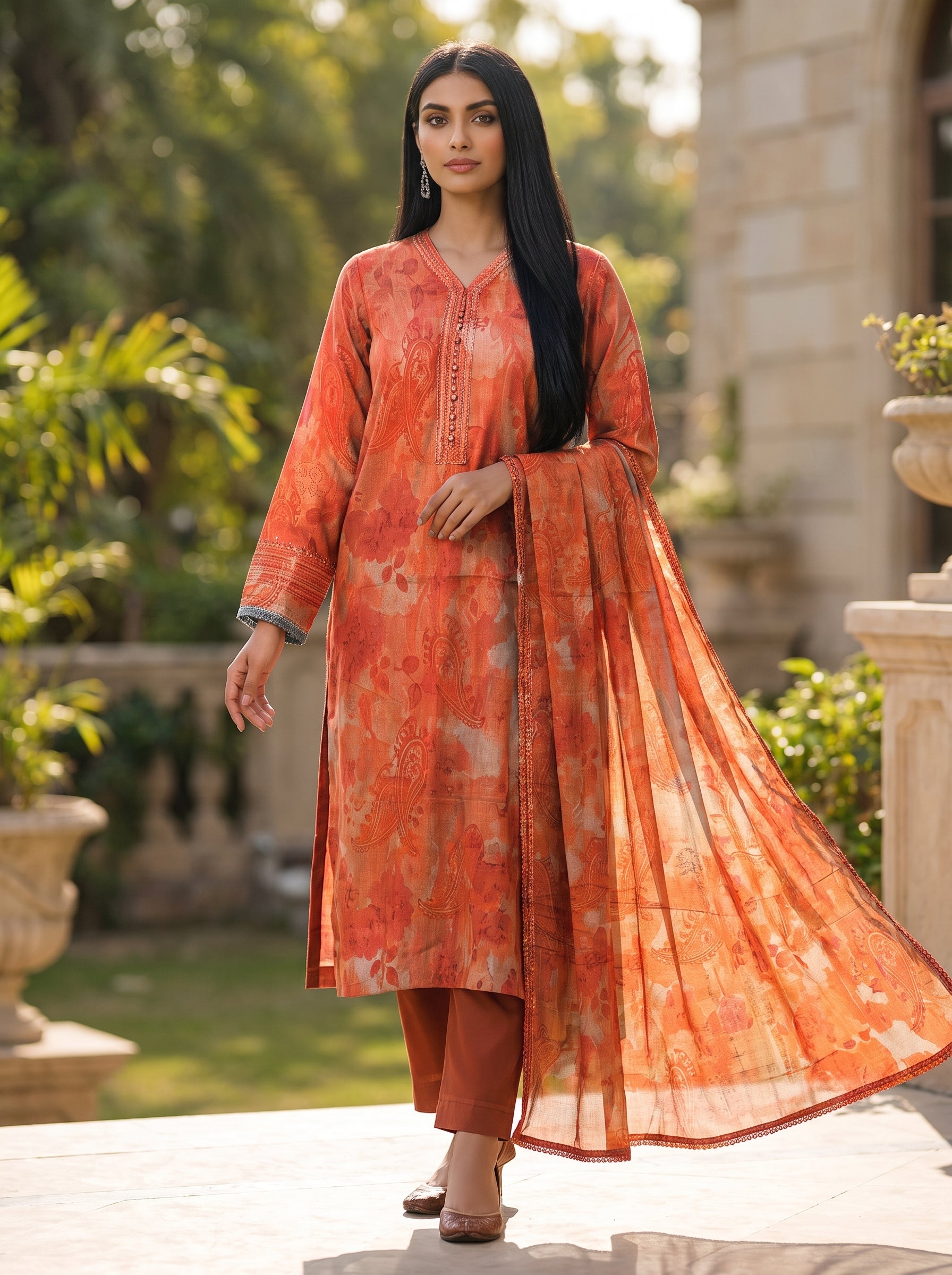 3 Piece Lawn Suit