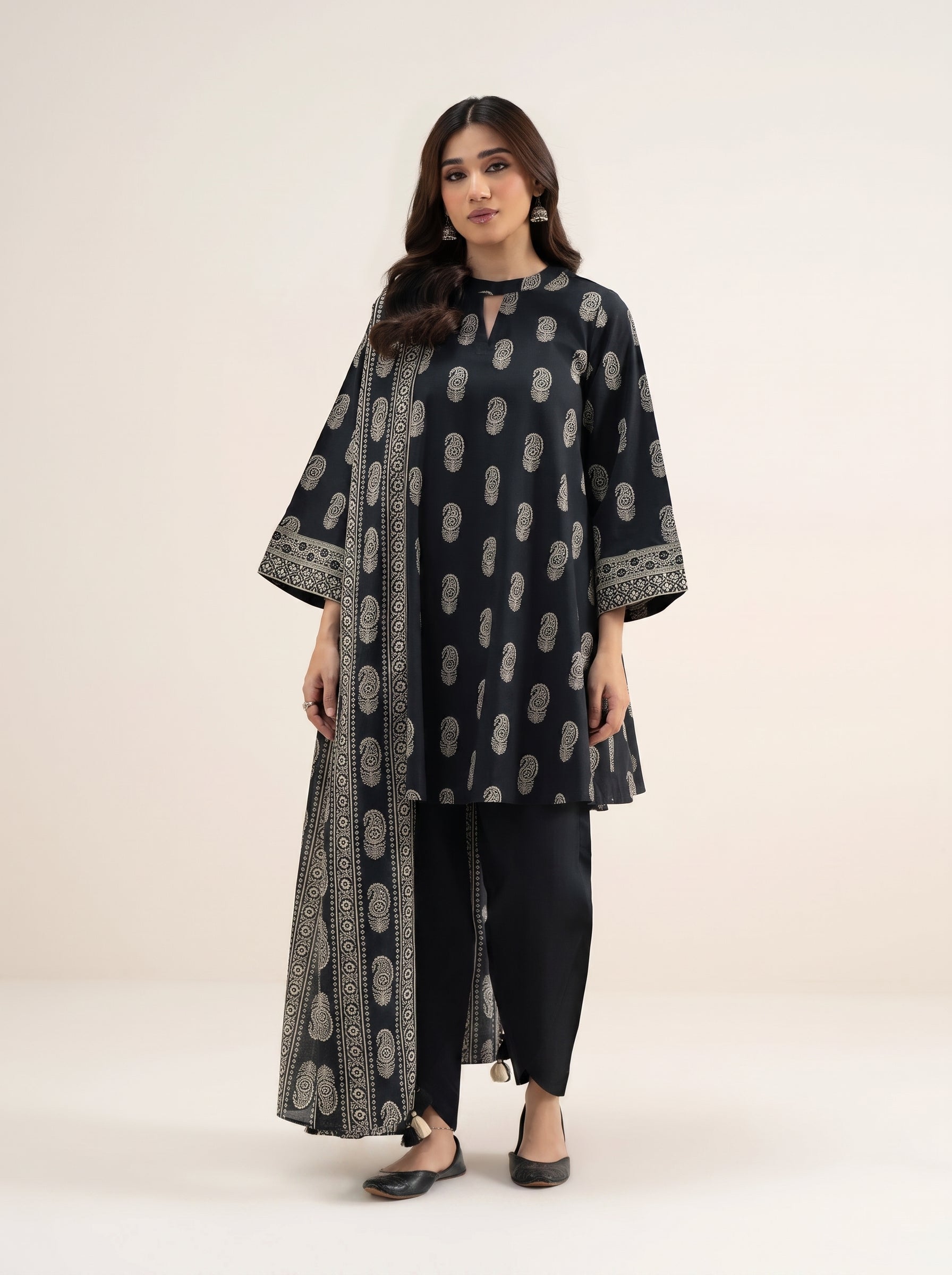 3 Piece - Printed Lawn Suit