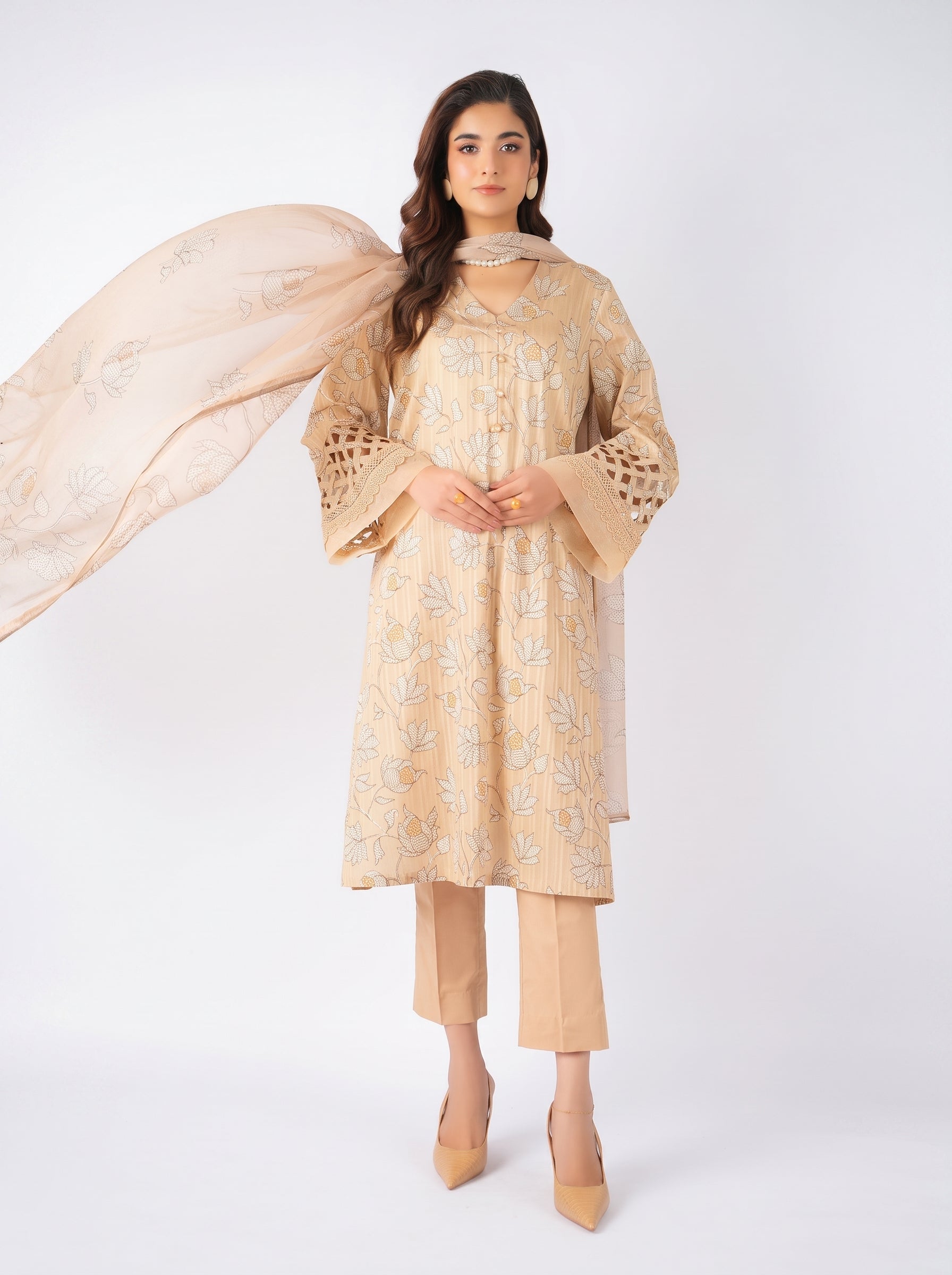 Bareeze Premium Lawn 3 Piece Unstitched Suit