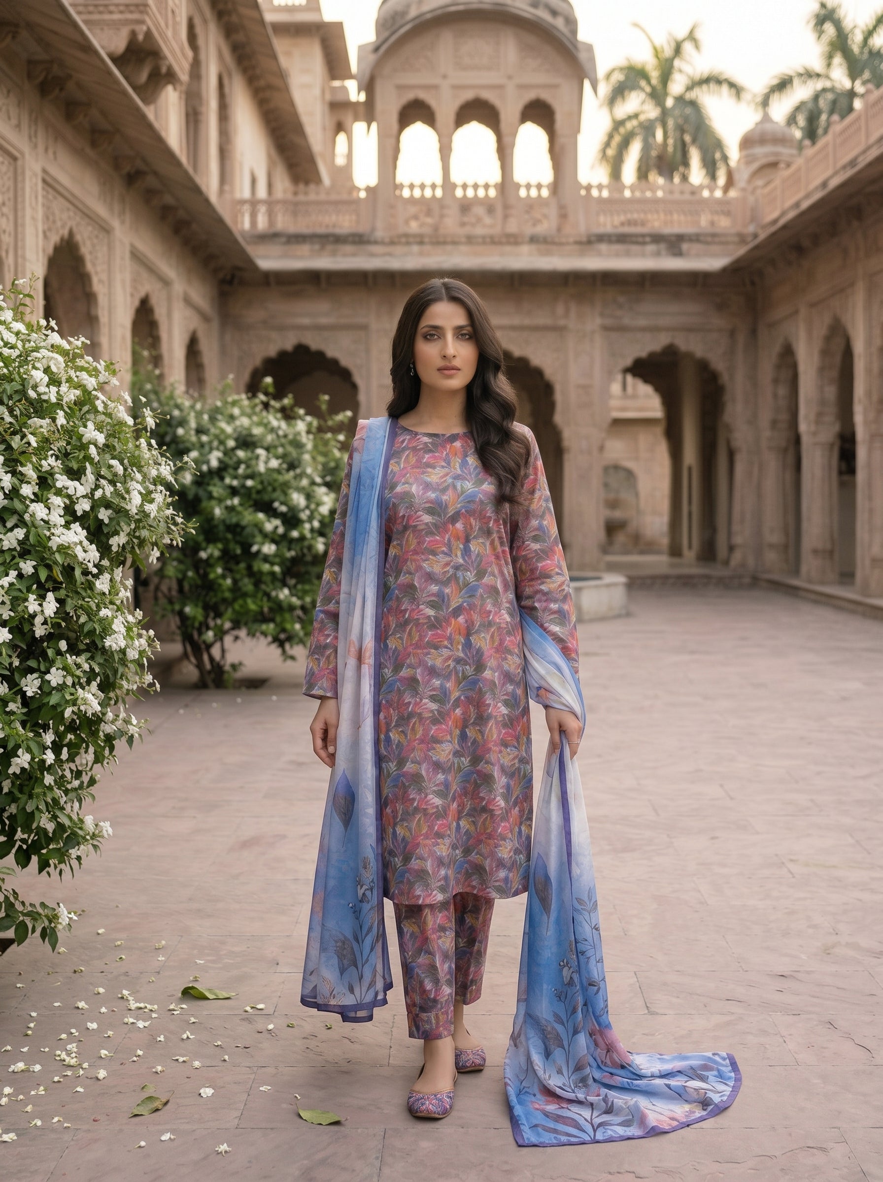 3 Piece Printed Lawn Suit