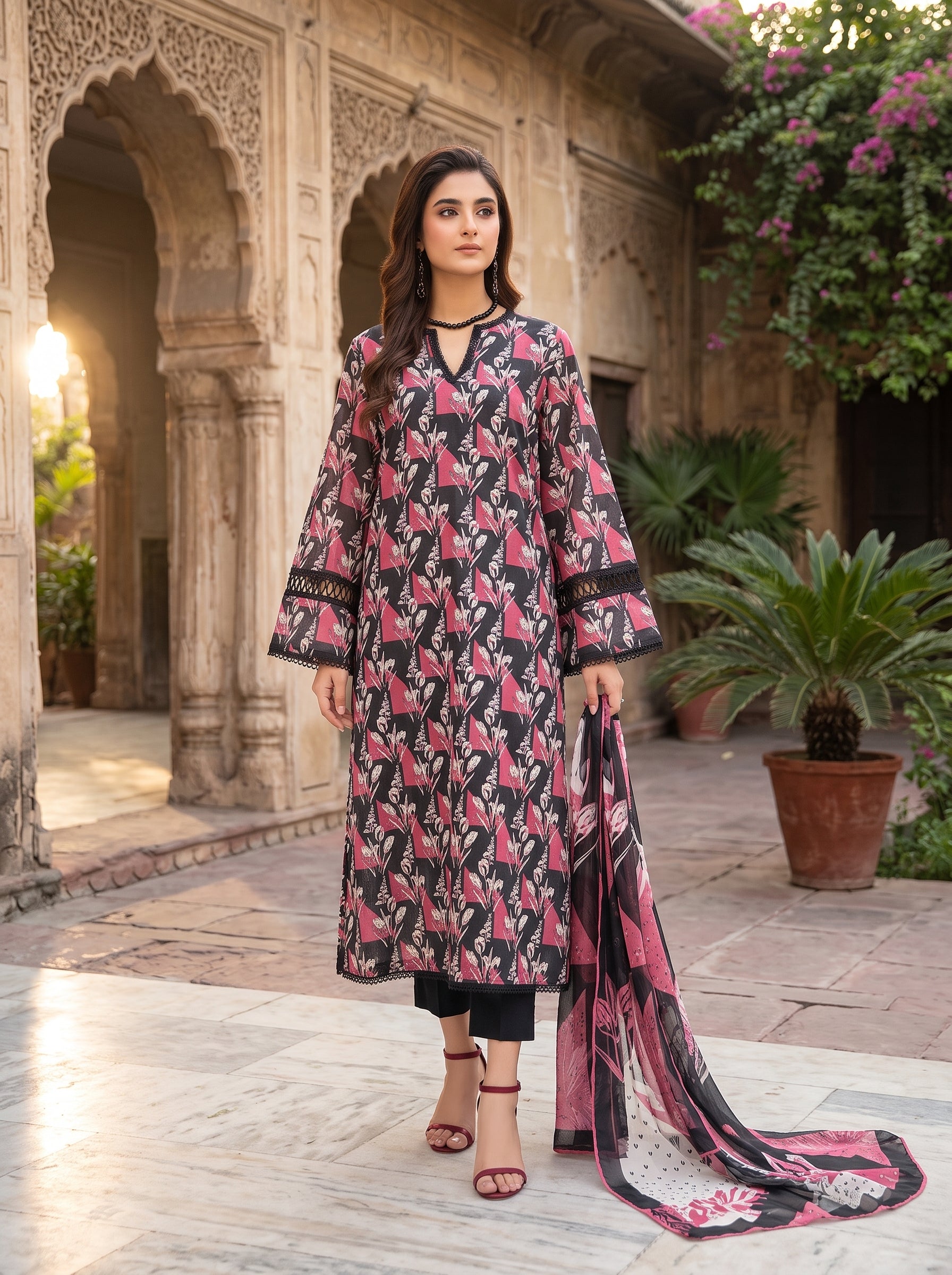 Bareeze Premium Lawn 3 Piece Unstitched Suit