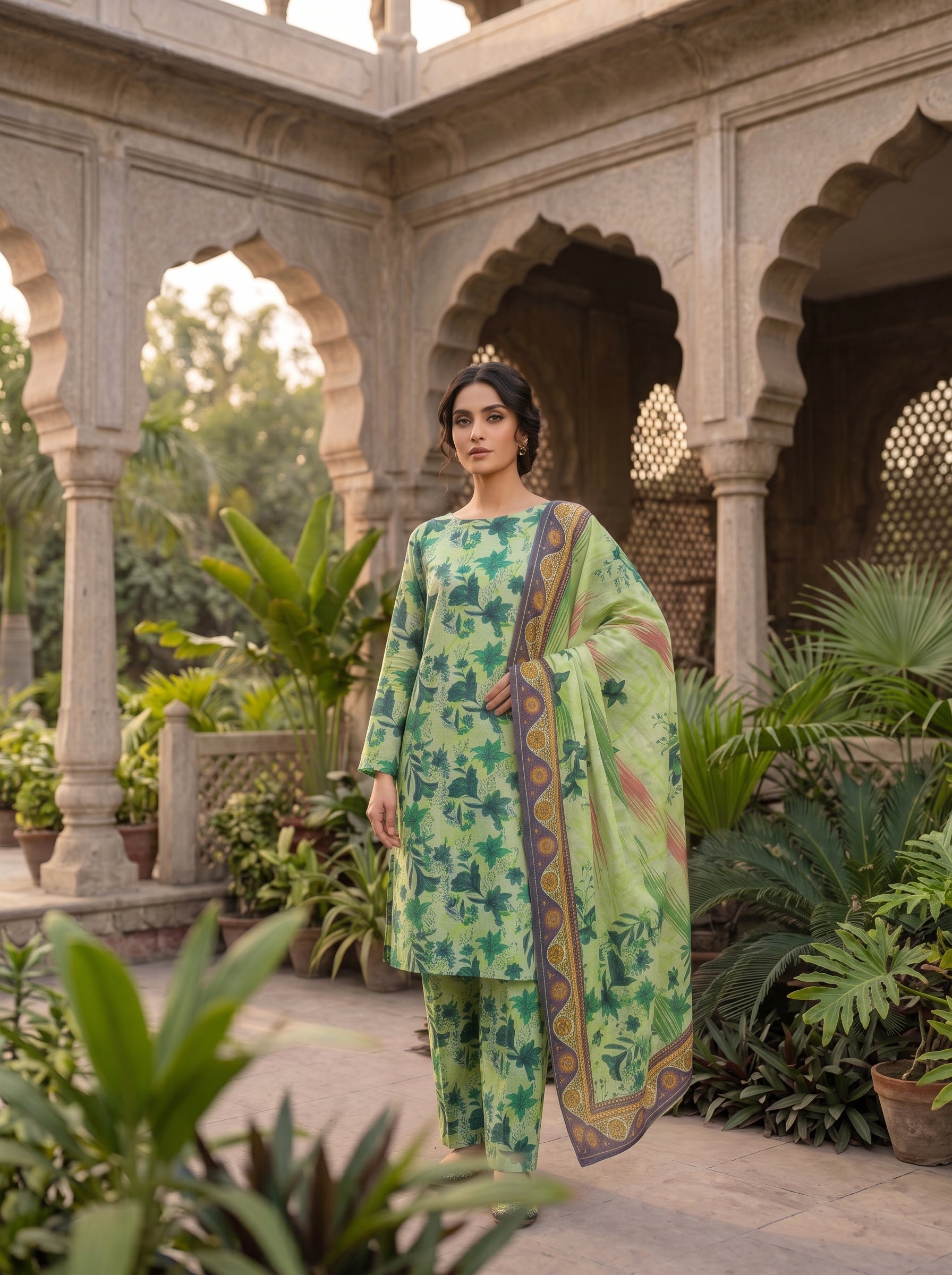3 Piece Printed Lawn Suit