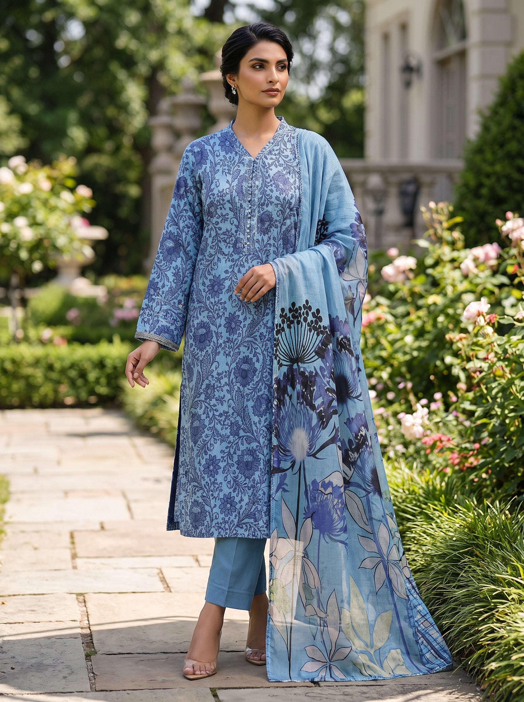 3 Piece Lawn Suit