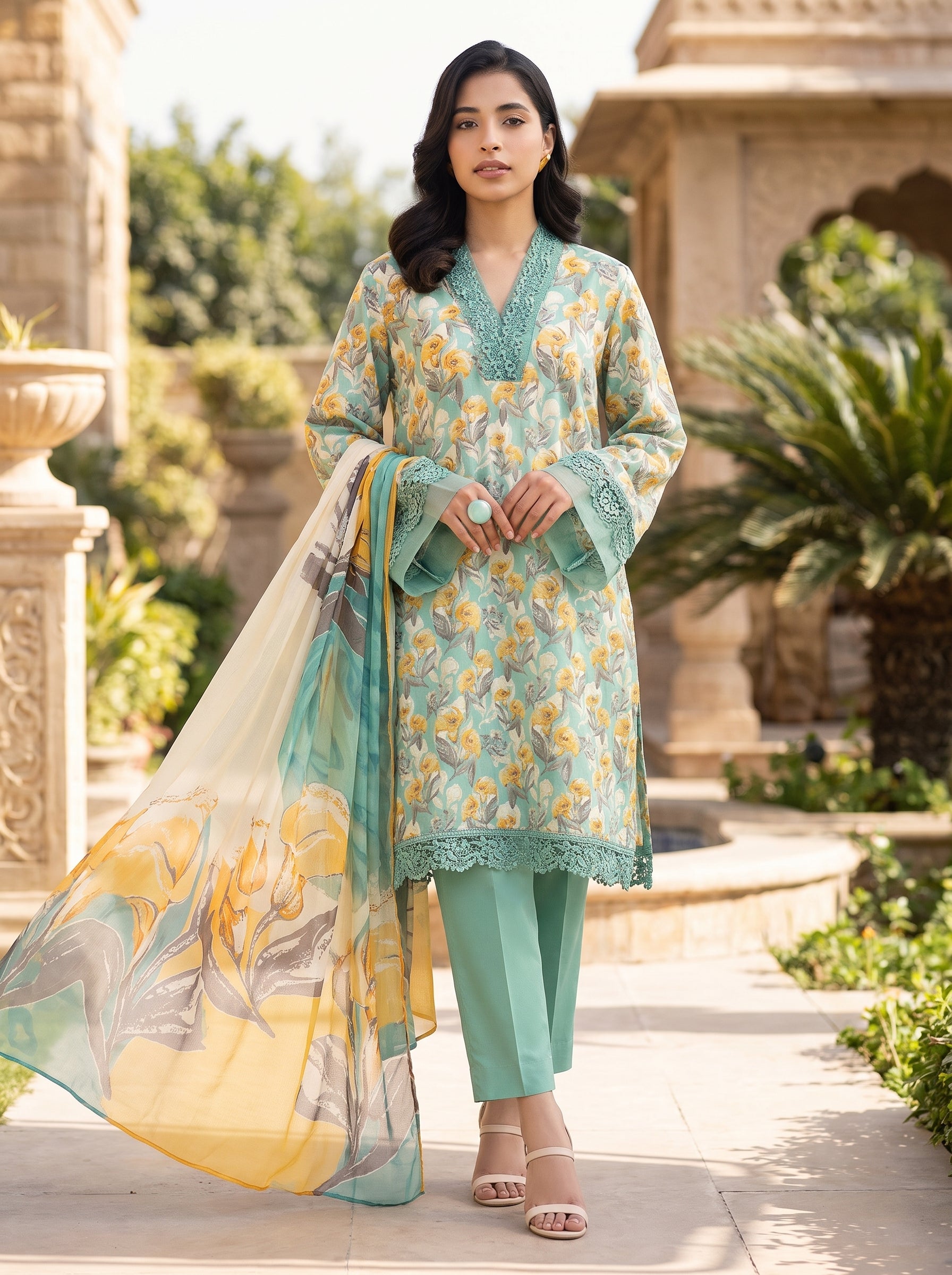 Bareeze Premium Lawn 3 Piece Unstitched Suit