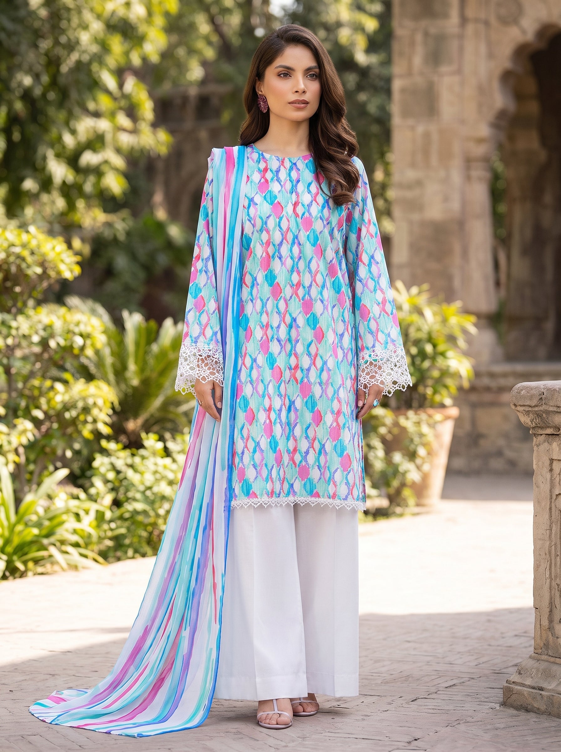 Bareeze Premium Lawn 3 Piece Unstitched Suit