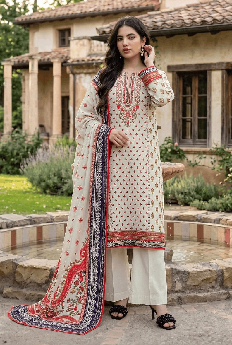 Mashaïm Digital Printed Linen 3-Piece Suit | Printed Linen Collection