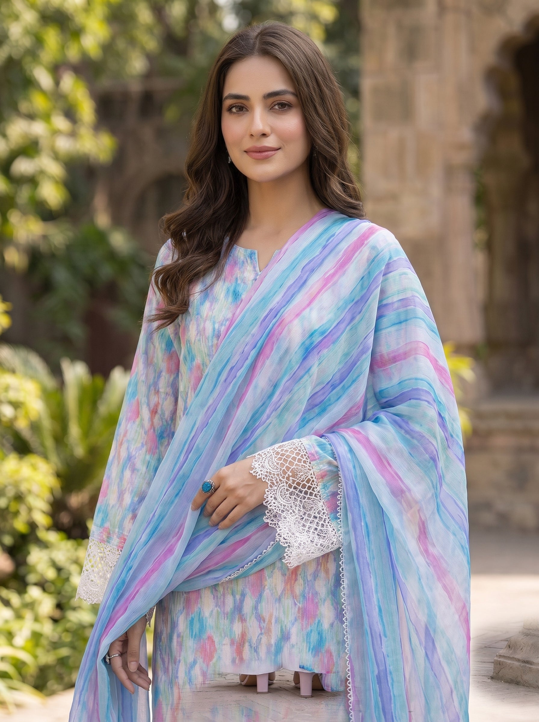 Bareeze Premium Lawn 3 Piece Unstitched Suit