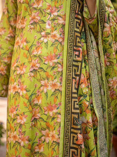 3 Piece Printed Lawn Suit