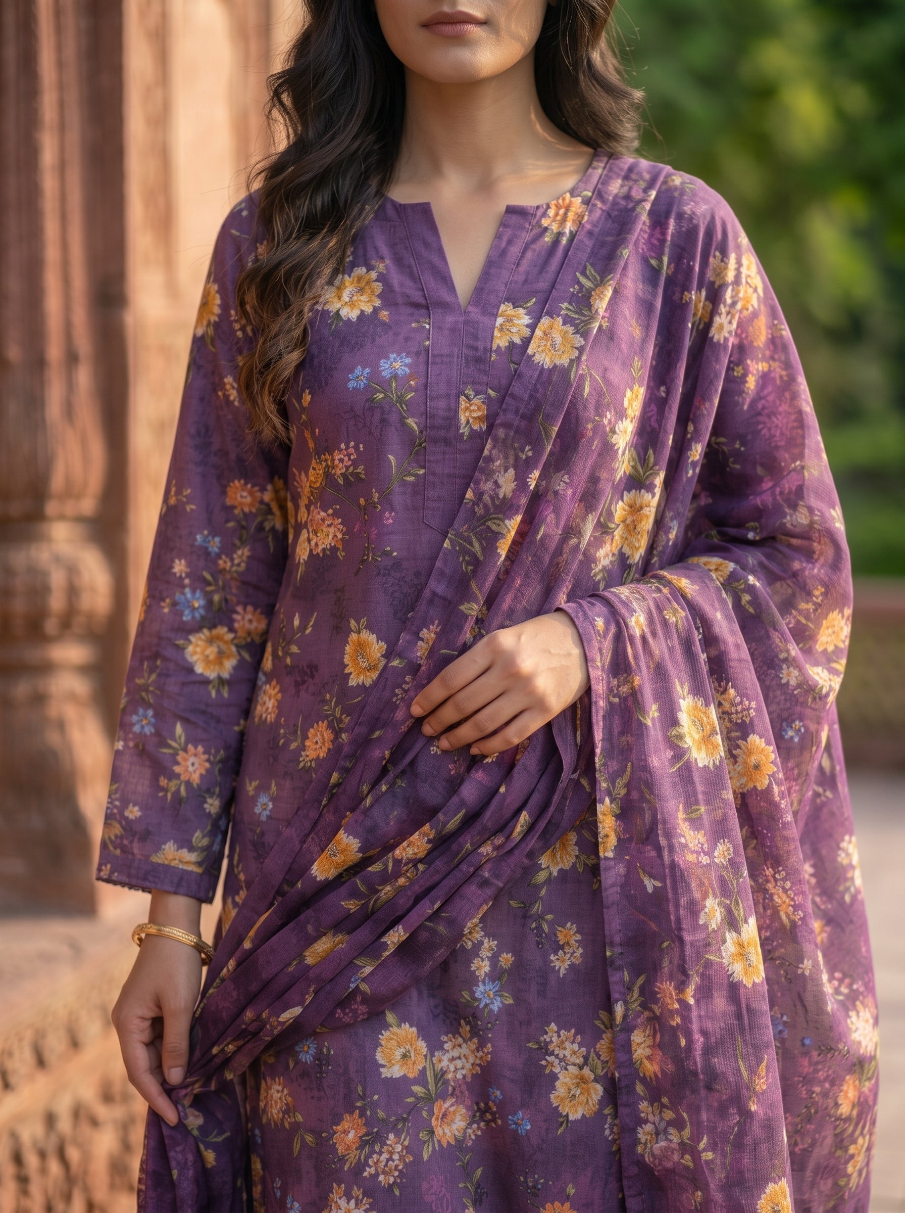 3 Piece Printed Lawn Suit