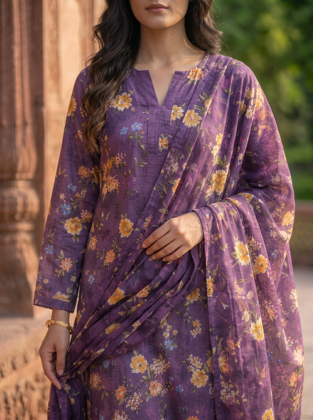 3 Piece Printed Lawn Suit