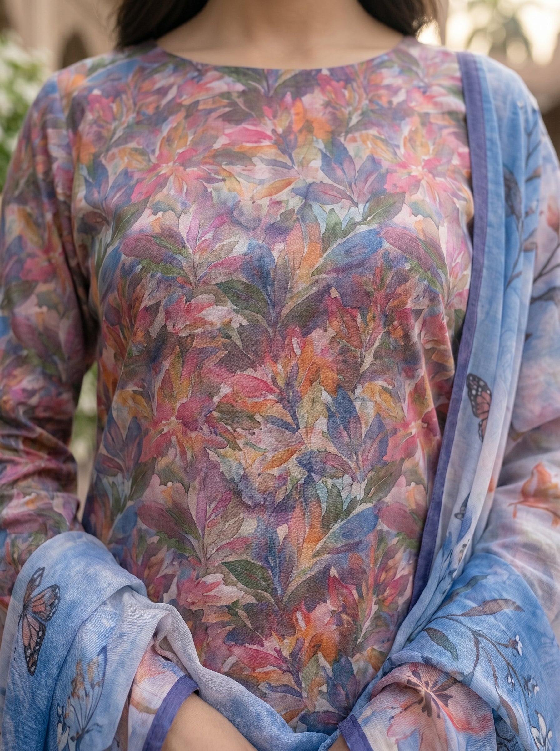 3 Piece Printed Lawn Suit