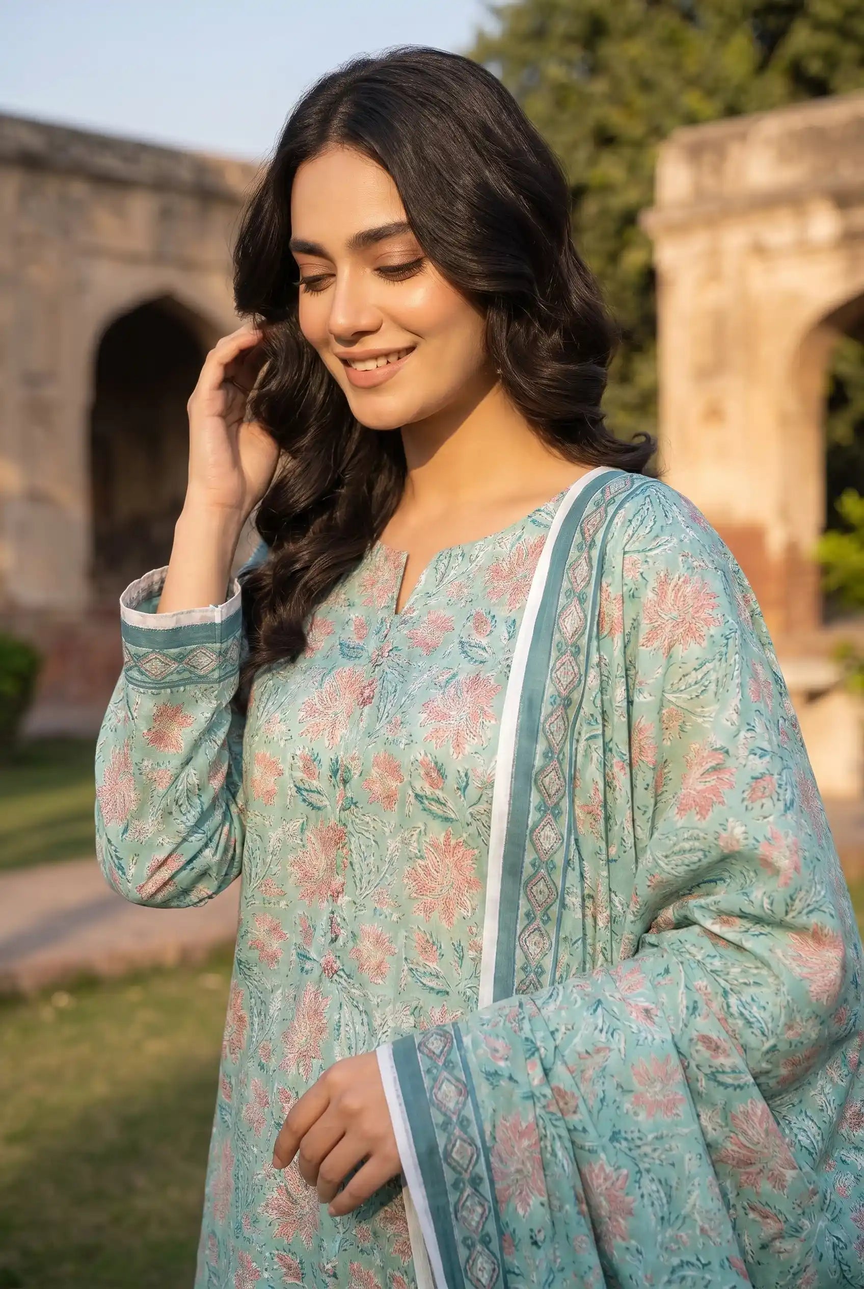 Kayseria - Printed 3-Piece Lawn Suit