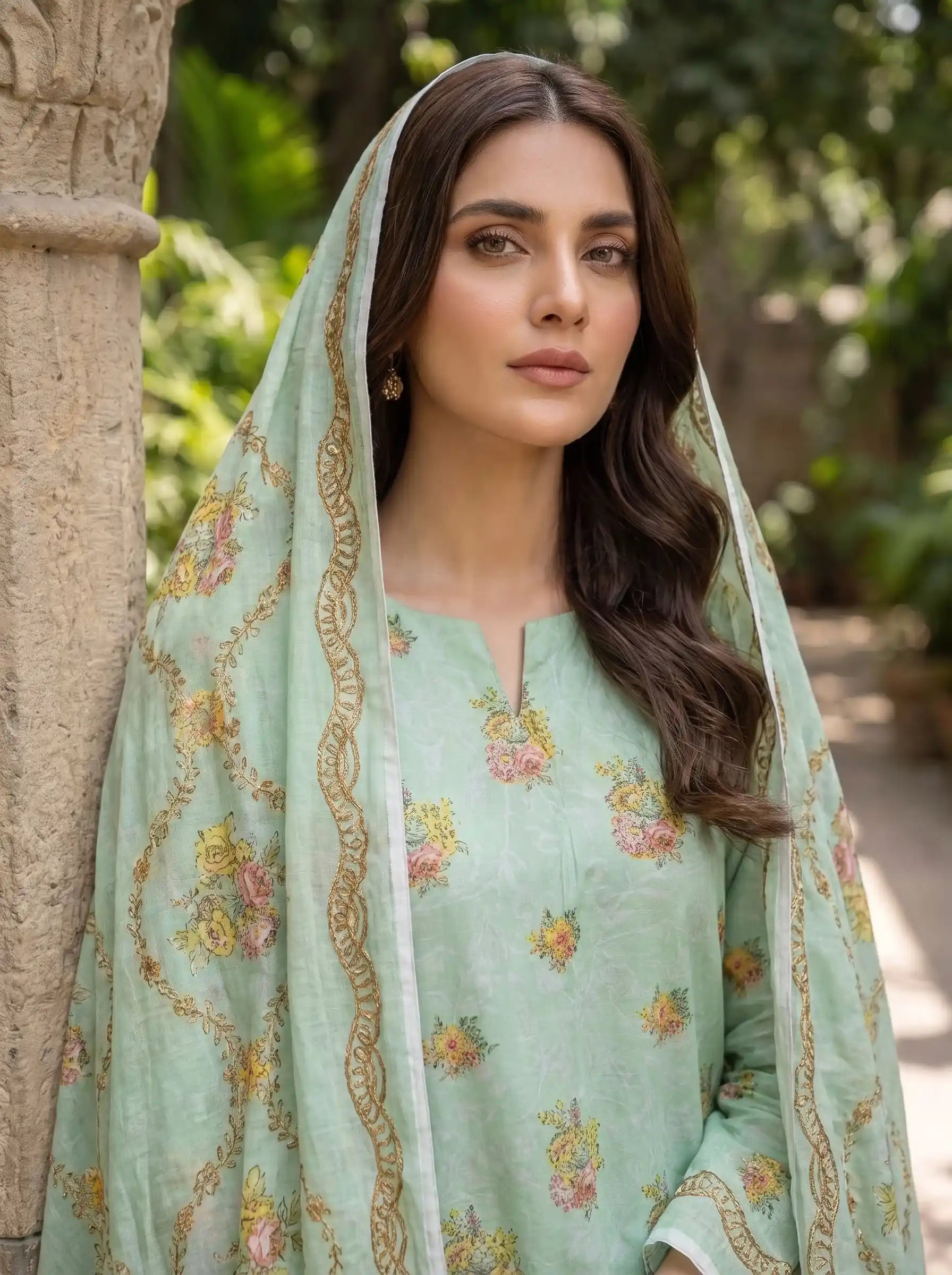 Kayseria - Printed 3-Piece Lawn Suit