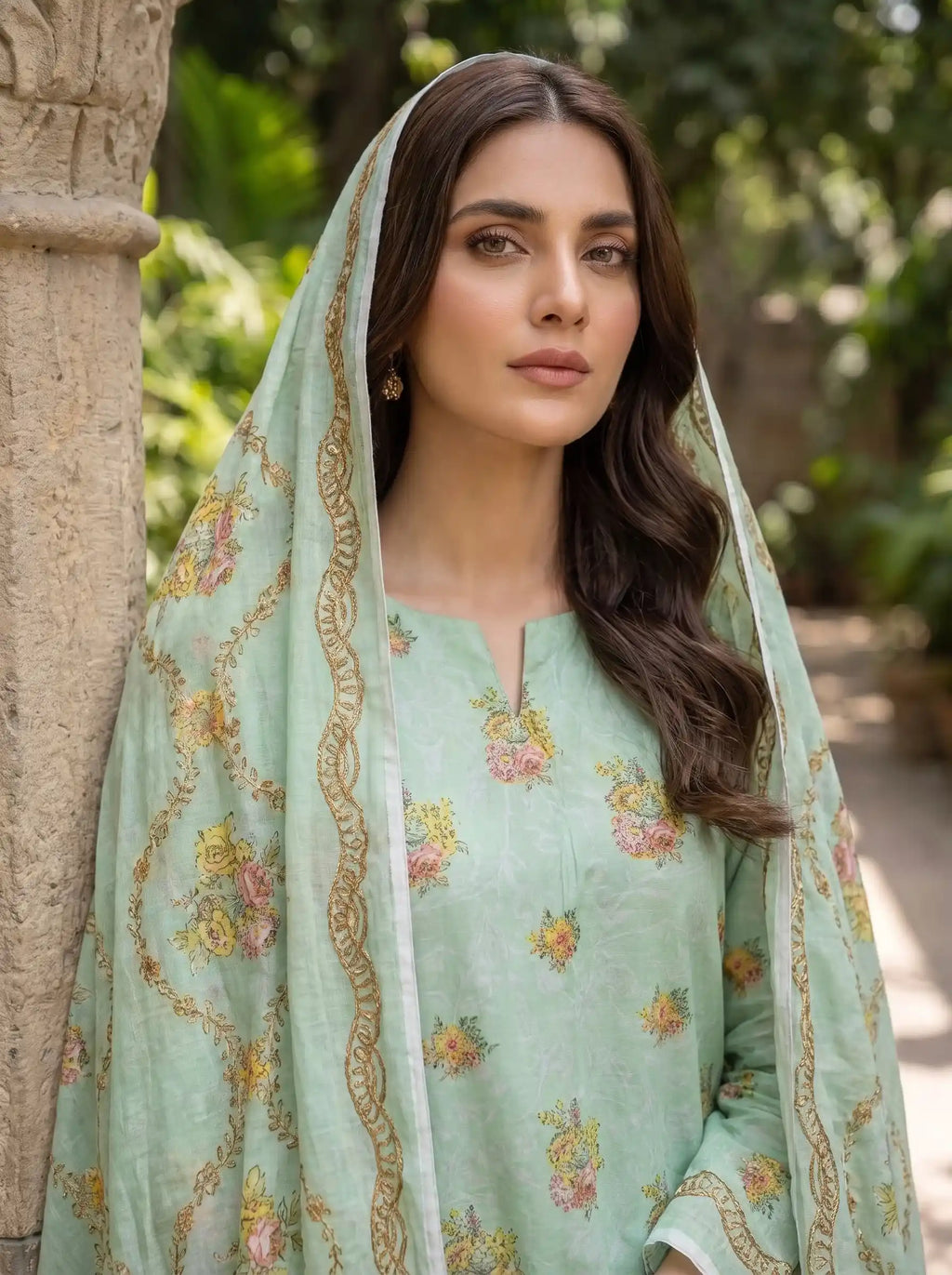 Kayseria - Printed 3-Piece Lawn Suit