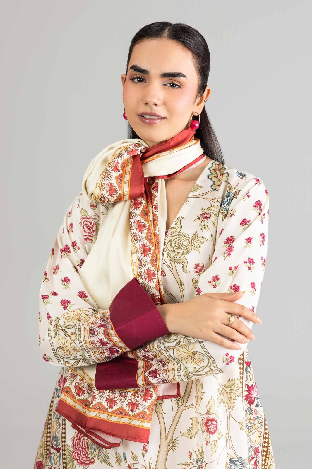 Nishat Digital Printed Linen 3-Piece Suit