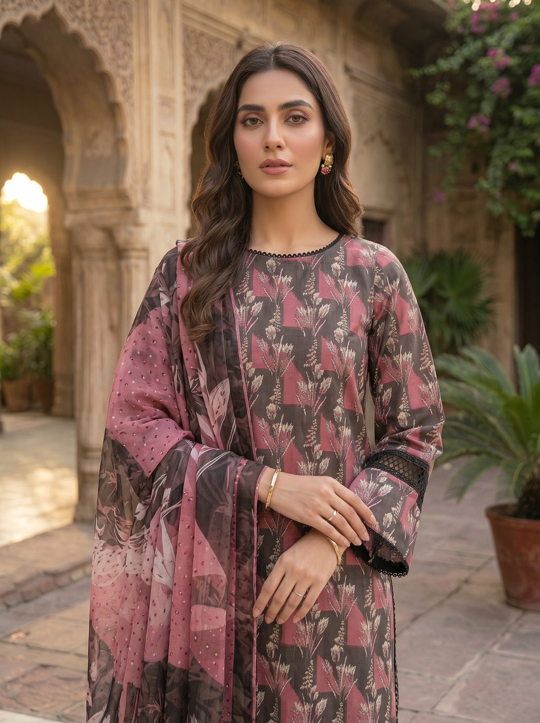 Bareeze Premium Lawn 3 Piece Unstitched Suit