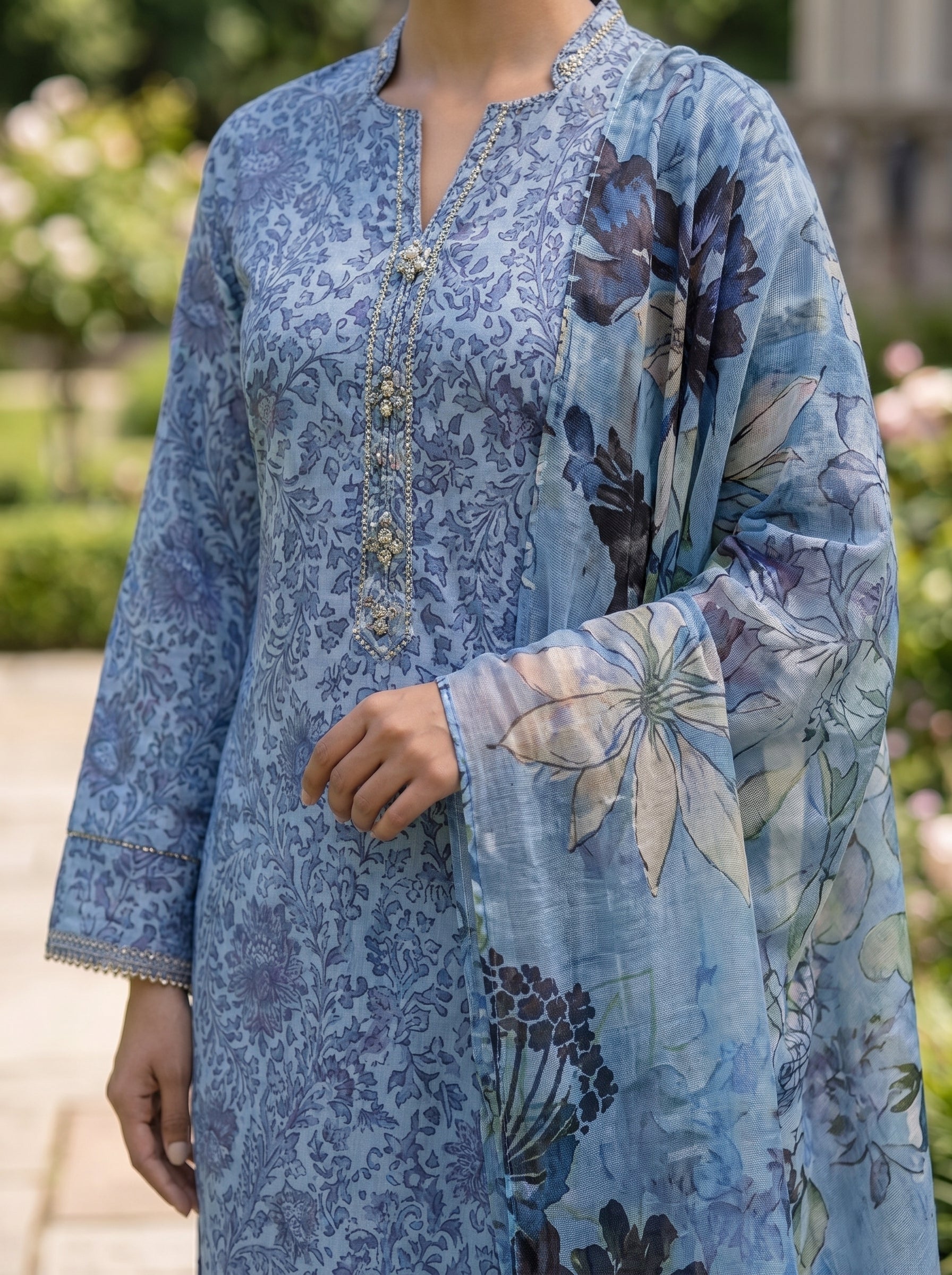 3 Piece Lawn Suit