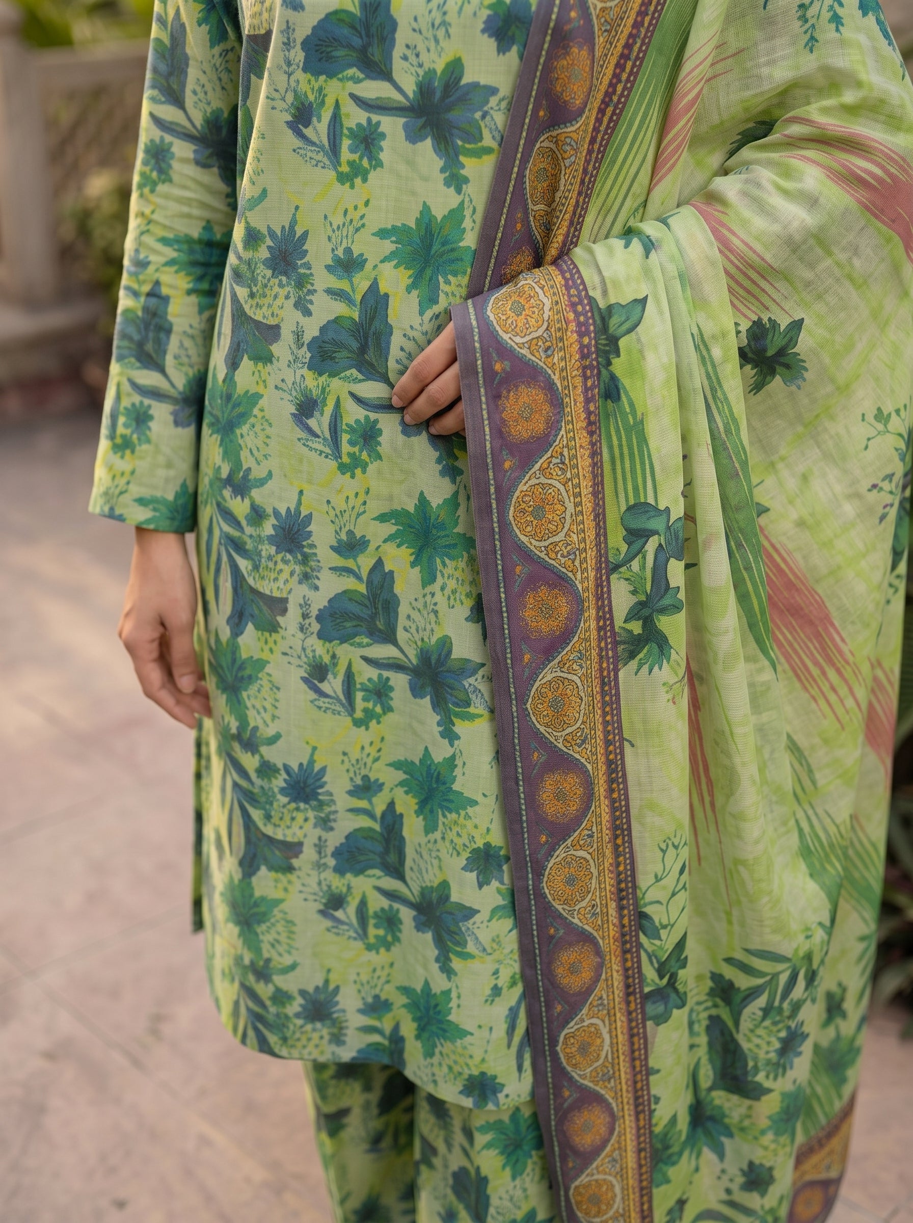 3 Piece Printed Lawn Suit