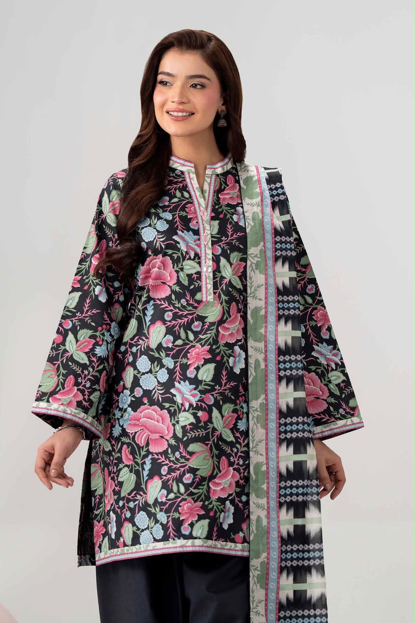 Nishat Digital Printed Linen 3-Piece Suit