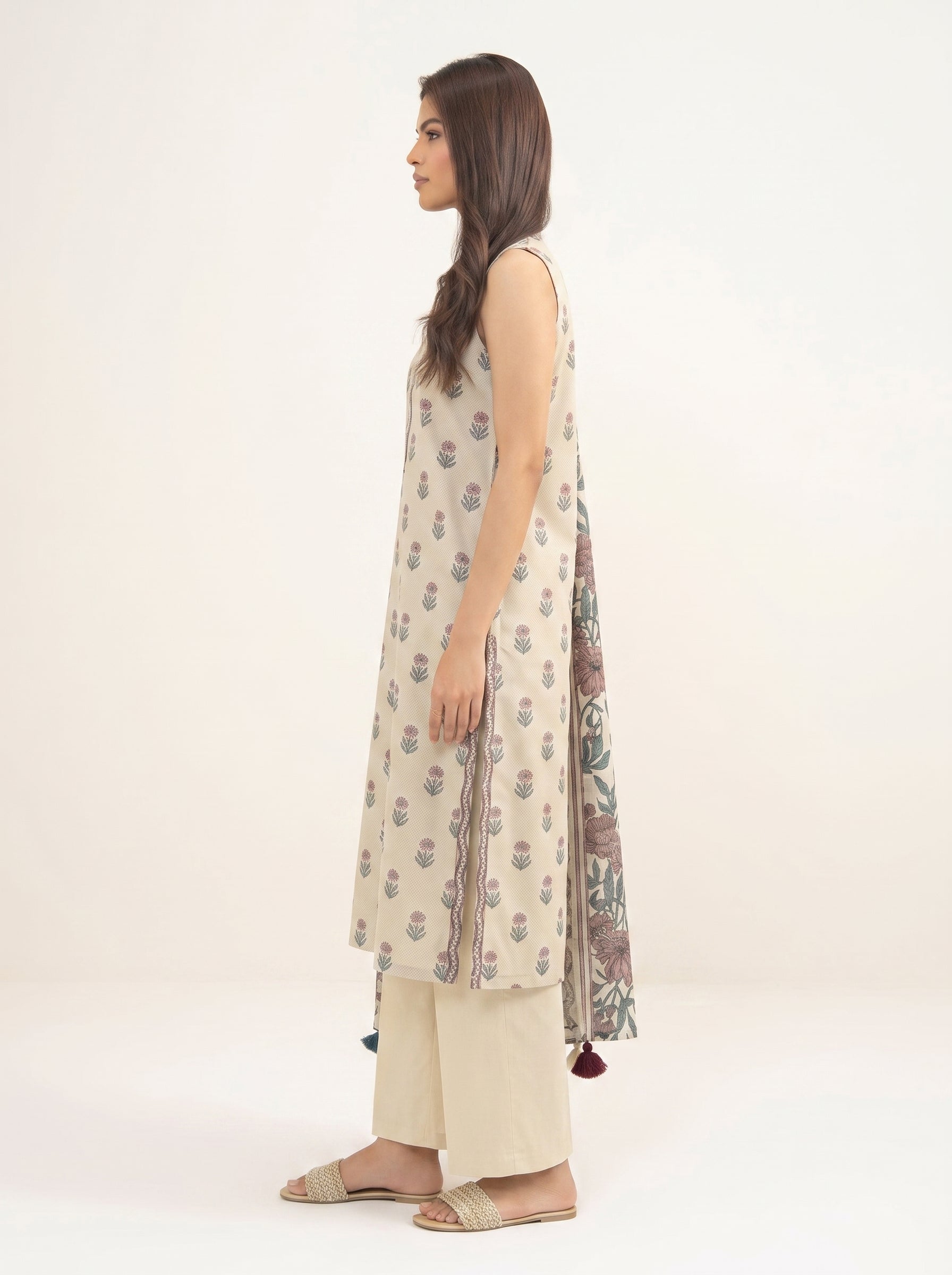 3 Piece - Printed Lawn Suit