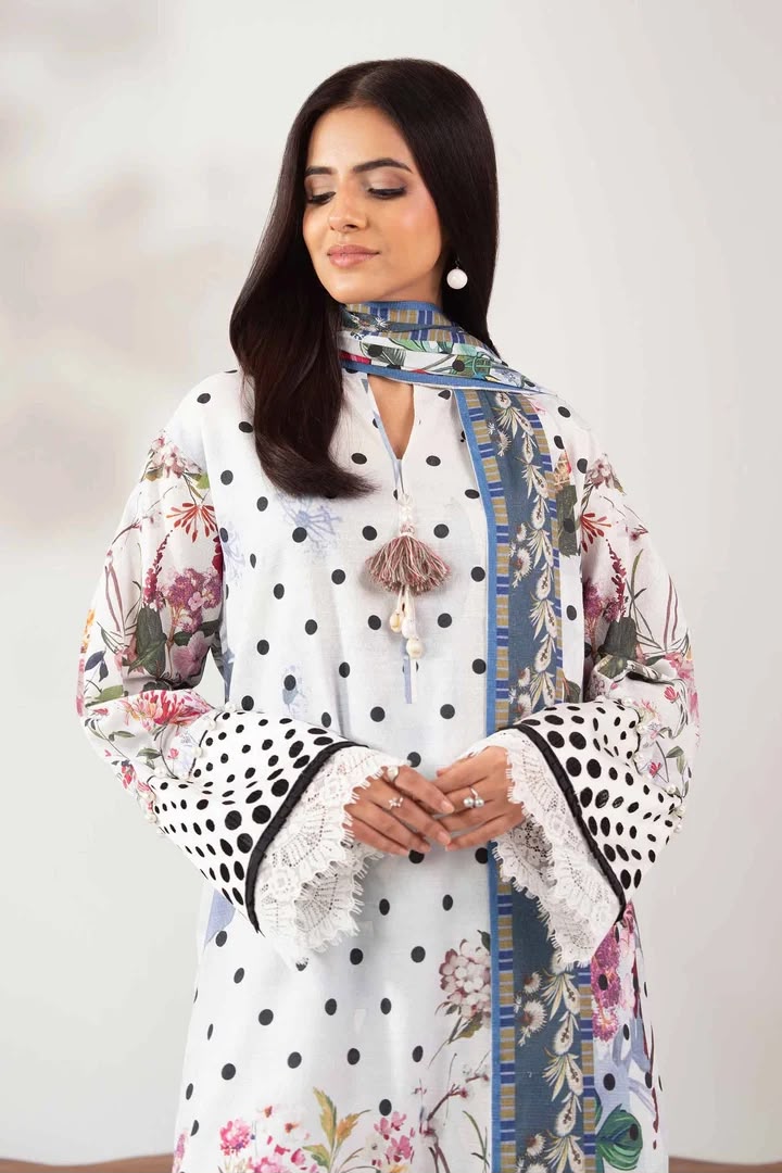 Nishat Digital Printed Linen 3-Piece Suit