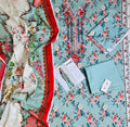 Ethnic Inspired | 3-Piece Printed & Embroidered Unstitched Suit